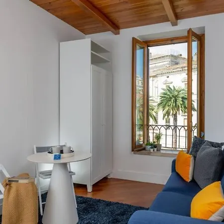 Panoramic Flat Barberini Lägenhet Rom